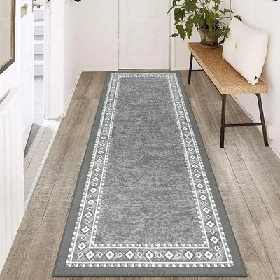 Produktbild von Famanu Läufer 60 x 180 cm waschbar - grau