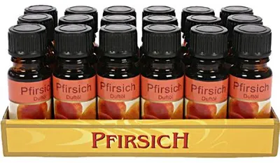 Produktbild von ELINA Duftöl Pfirsich 10ml in Glasflasche