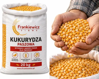 Produktbild von Körnermais 20kg Futtermais für Hühner Tauben Geflügel Vogelfutter Tierfutter Mais