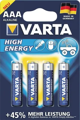 Produktbild von AAA VARTA Micro Alkaline Longlife Power LR03 4Pack