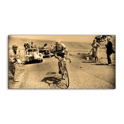 Produktbild von Coloray Canvas 100x50  Wandbild Leinwand Bilder Wand Kunst Bild Tour De France Grafik