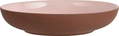 Image de Maxwell & Williams SIENNA Bol plat, Bol à soupe, Assiette à pâtes, Céramique, Rose, Ø 22 x 4.5 cm, LM0020