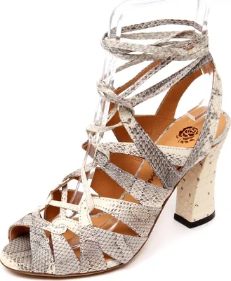 Produktbild von D0752 sandalo donna MALIPARMI VOLUTE IN WHIPS scarpe beige Schuh Frau