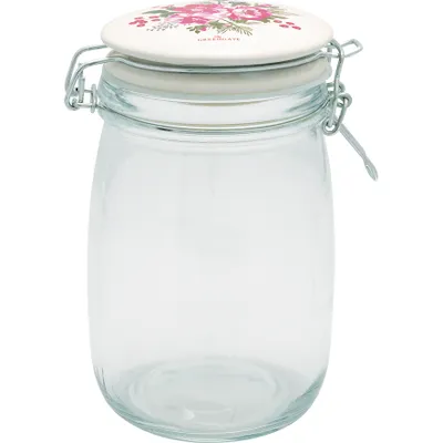 Produktbild von Greengate Vorratsglas CHARLINE Weiß 1L