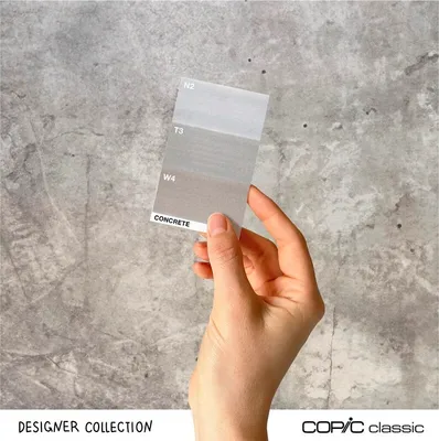 Obrázek produktu pro Lihové fixy COPIC Classic oboustranné Fine & Chisel 3ks, Concrete Tints