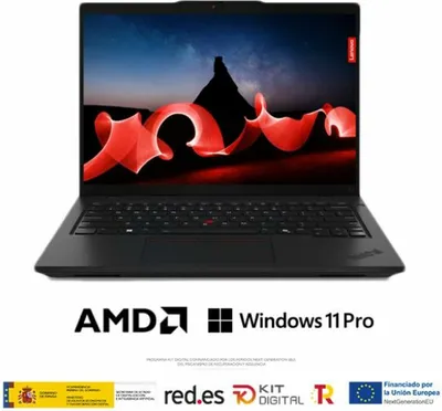 Produktbild von Lenovo ThinkPad L14 Gen 5 (AMD), AMD Ryzen™ 5 PRO, 2,9 GHz, 35,6 cm (14"), 1920 x 1200 Pixel, 16 GB, 512 GB