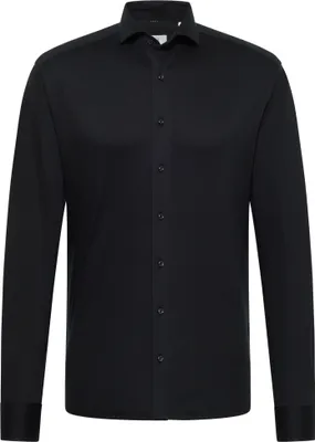 Produktbild von Eterna Herren Jersey Shirt Jersey Langarm (2159 JS82), Größe:46, Farbe:Schwarz (39)