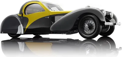 Image de Bauer Exclusive 1:12 Bugatti Type 57SC Atalante 1937 -JAUNE