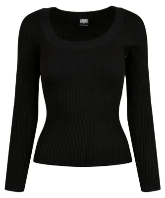 Immagine prodotto di Urban Classics - Maglione ampia apertura per donna a maniche lunghe TN199 (S) (nero)