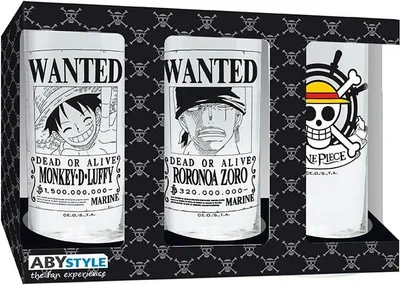 Productafbeelding van ONE PIECE - Set van 3 glazen