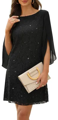 Produktbild von COOAN Hochzeitsgast Kleider für Damen,Cocktailkleid,Kleider für Hochzeit als Gas