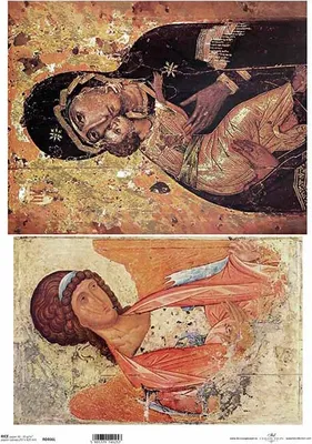 Produktbild von ITD Reispapier Decoupage Bastelpapier A3 Ikonen, religiöse Bilder 0466L