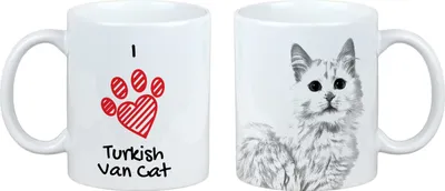 Produktbild von Art-Dog Keramiktasse Türkisch Van Katze