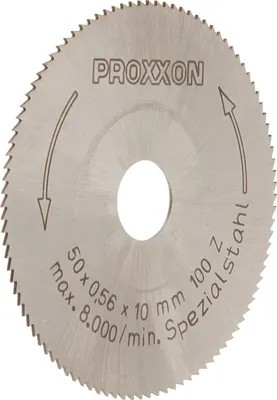Immagine prodotto di Proxxon HSS Kreissägeblatt aus hochlegiertem Spezialstahl50mm, fein gezahnt