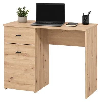 Produktbild von Cocham - Schreibtisch, 98x45x74h cm Eiche Braun, 1 Schublade