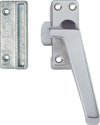 Produktbild von AXA Fensterverriegelung - Modell 3308 - Fenstergriff - per Knopfdruck abschließbar - nach außen drehend (rechts) - Aluminium
