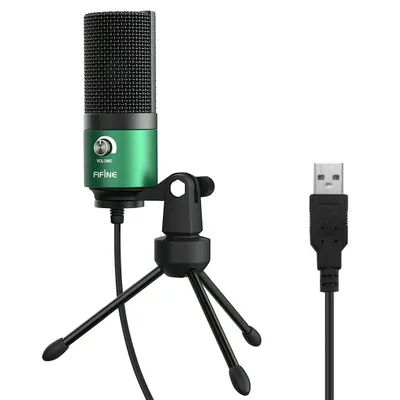 Image de FIFINE Microphone USB, PC à condensateur, avec support, enregistrement de qualité studio pour podcast, studio, streaming, broadcast