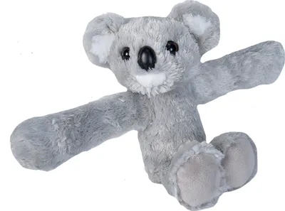 A plush koala toy with its arms outstretched.