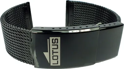 Produktbild von Lotus Uhrenarmband 22mm schwarz Milanaise 18556  18567  18633  18639