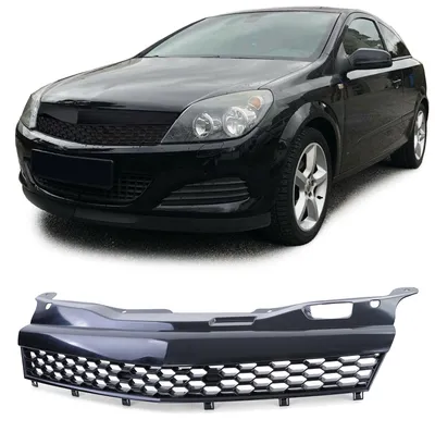 Kühlergrill Sportgrill Waben Gitter für Opel Astra H GTC / TwinTop 05-10 3-Türer – Produktansicht
