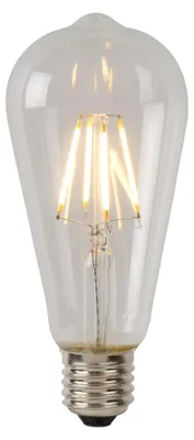 Productafbeelding van Dimbaar LED lamp ST64, E27, 7W, 2700K, 1300lm, model 49089/07/60, merk Lucide