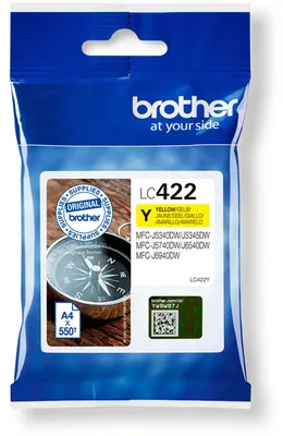 Immagine prodotto di Cartuccia d'inchiostro Brother LC422Y - gialla