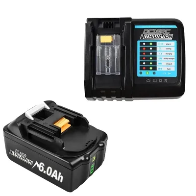 Immagine prodotto di Batteria Makita 18V, capacità 60Ah, tecnologia agli ioni di litio, 1 set