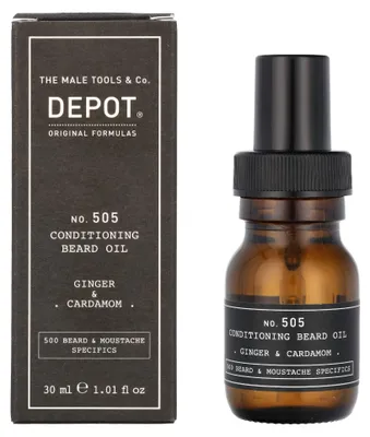 Immagine prodotto di Depot Oil Balm No. 505 Olio Condizionante per Barba Zenzero e Cardamomo 30 ml