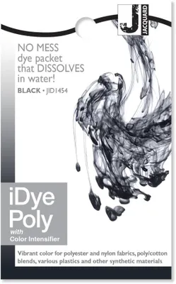 Image de Colorant noir pour polyester, 100 ml, pour tissus synthétiques