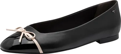 Produktbild von Tamaris Damen Ballerinas Leder, schwarz, 41 EU