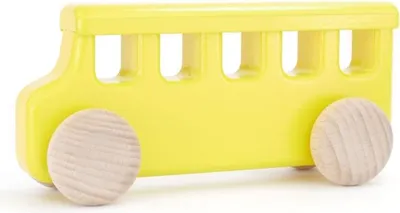 Produktbild von Bajo Holz Schulbus Spielzeugbus nachhaltiges Holz