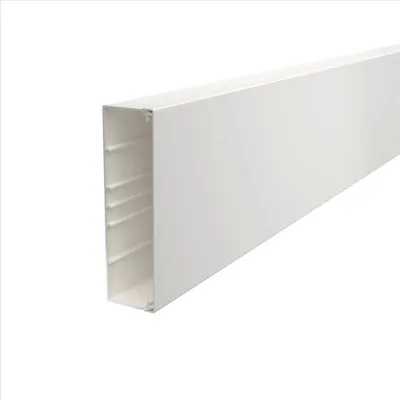 Produktbild von OBO WDK60210RW Wand-u.Deckenkanal m.Bodenlochung 60x210x2000 PVC 6191266