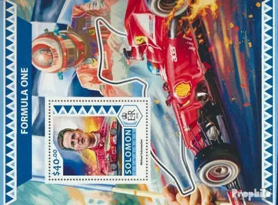 Produktbild von Briefmarken Salomoninseln 2016 Mi Block 597 (kompl. Ausg.) postfrisch Formel 1
