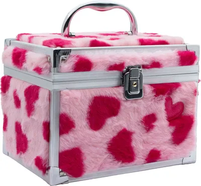 Produktbild von Erstelle es! Herz-Make-up-Etui, flauschige Herzen
