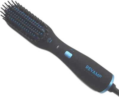 Image de REVAMP Lisseur Brosse Céramique Brosses chauffantes Styler 2 en 1 Résistance au séchage