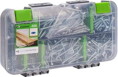 Obrázok produktu pre Sada samořezných skrutiek, 500 kusov