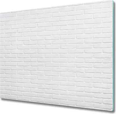Imagen del producto de Placa de vitrocerámica para encimera, 60x52 cm. Protector de salpicaduras de vidrio. Placa de corte de vidrio. Pared de ladrillo