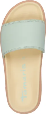 Produktbild von Tamaris Damen Pantolette mit Plateausohle und losen Einlagen 1-27511-44, Größe:41 EU, Farbe:Grün