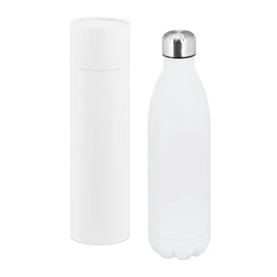 Produktbild von relaxdays 10027967_49 relaxdays Isolier-Trinkflasche weiß 1,0 l