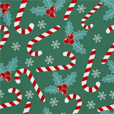 Produktbild von OUTDOOR DEKOSTOFFE OXFORD - Motiv Weihnachtslutscher I DX212