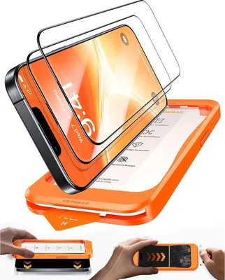 Produktbild von TORRAS iPhone Panzerglas 2 Stück - Schutzglas 9H Militärstandard
