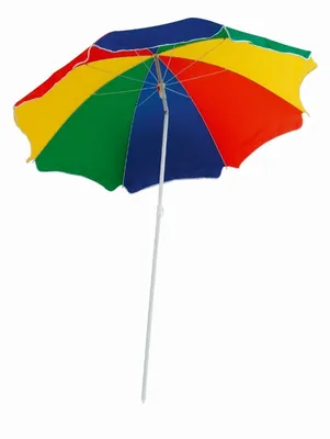 Produktbild von Strand- und Sonnenschirm, knickbar, 180 cm
