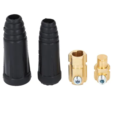 Productafbeelding van Kabelklem voor lasapparatuur, set van twee kabelklemmen voor lasapparatuur, kabelklem voor lasapparatuur (200-300A), connector voor argonlasapparaat, connector voor argonlasser, accessoires voor argonlaspistool