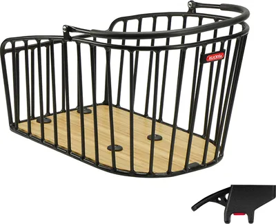 Produktbild von KLICKfix Alumino GT, Hinten, Fahrradkorb, Aluminium, Schwarz, 21 l, 10 kg