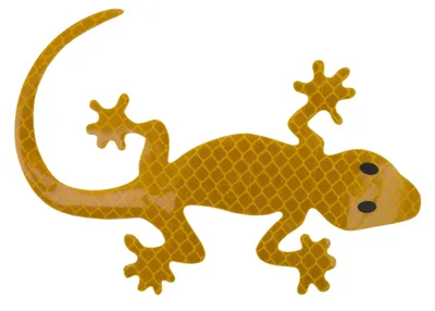 Immagine prodotto di Bussola 34328 - Decorazione autoadesiva GECKO giallo