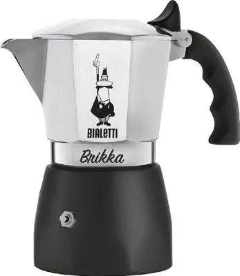 Produktbild von Bialetti New Brikka, Espresso-Kaffeemaschine, die Espresso-Creme liefert, 2 Tassen