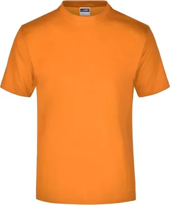 Produktbild von James & Nicholson T-Shirt Round-T Medium, Gr. M,orange