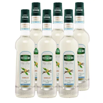 Produktbild von Teisseire Getränke-Sirup Vanille 0% Zucker 0,7L (6er Pack)