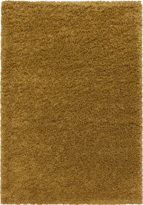 Produktbild von Hochflor Teppich Sima rechteckig, Farbe: Goldfarbe, Größe:160x230 cm
