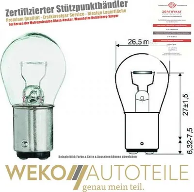 Produktbild von DIEDERICHS LID10053 Glühlampe Blink Begrenzungsleuchte